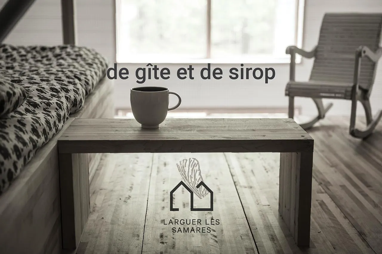 Bed & Breakfast Gite Larguer Les Samares Dans Une Cabane A Sucre Quebec City